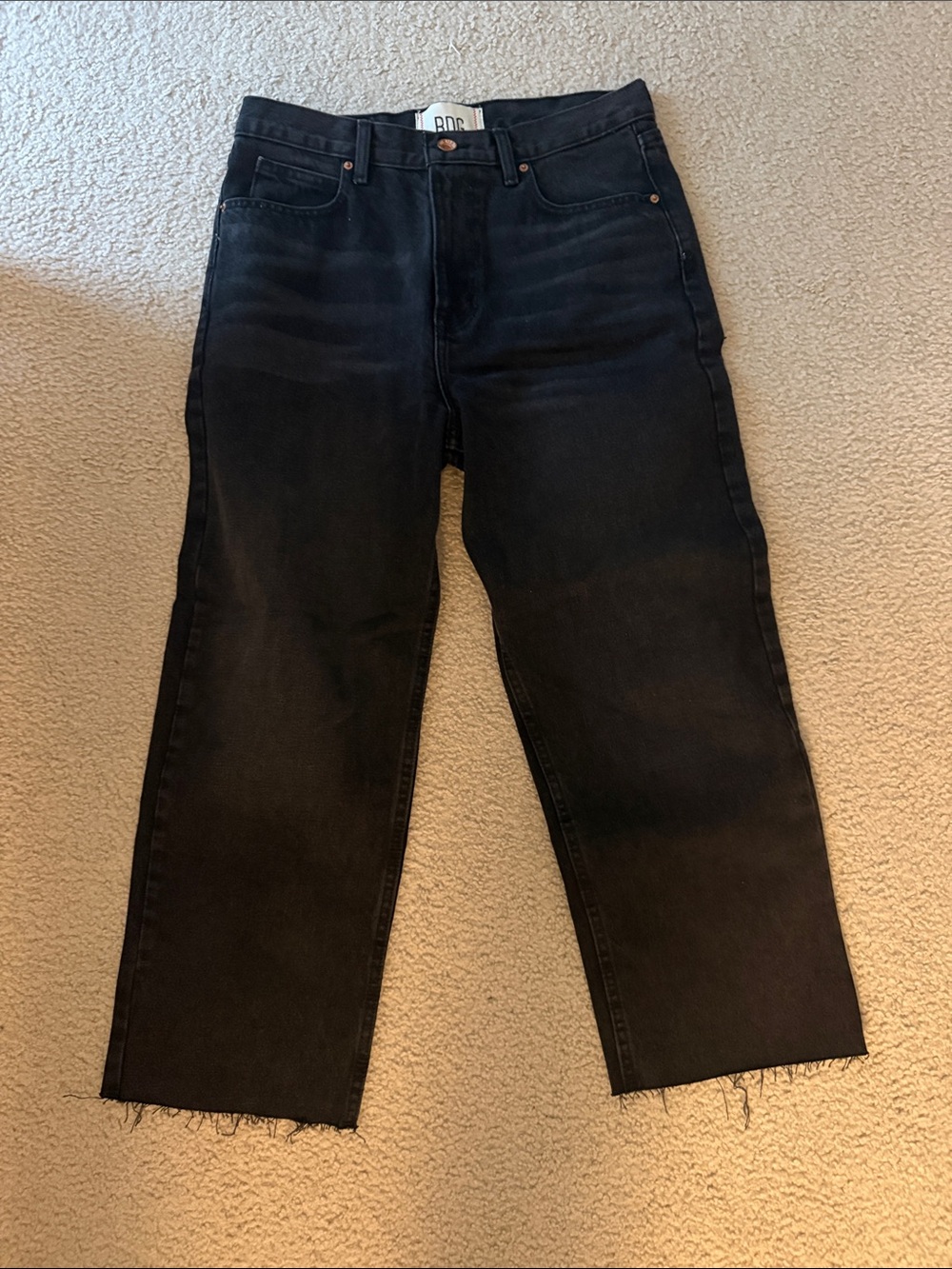 BDG Women’s high waisted black jeans
